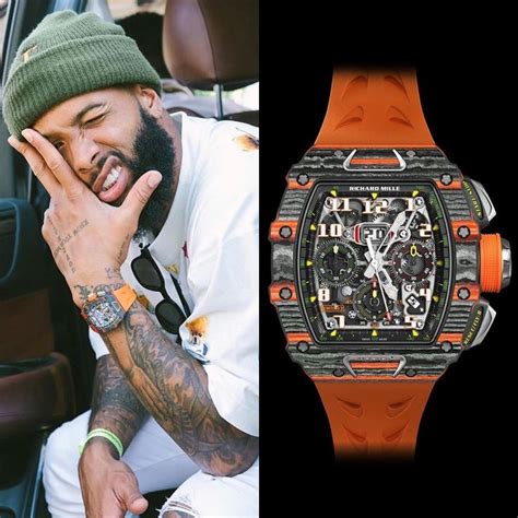 richard mille uhr obj|The Watches of Odell Beckham Jr. .